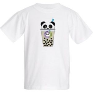 bengbuPANDA 100% Cotton Kid’s Boba Tea-Shirt